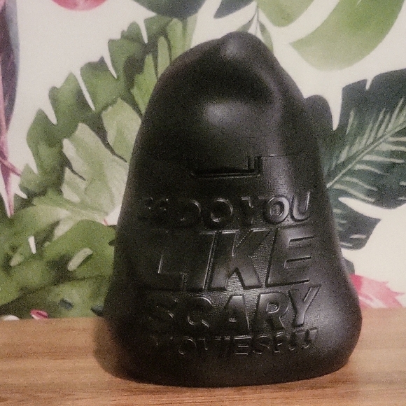 Ghost Face Mask Black and White - Picture 2 of 4